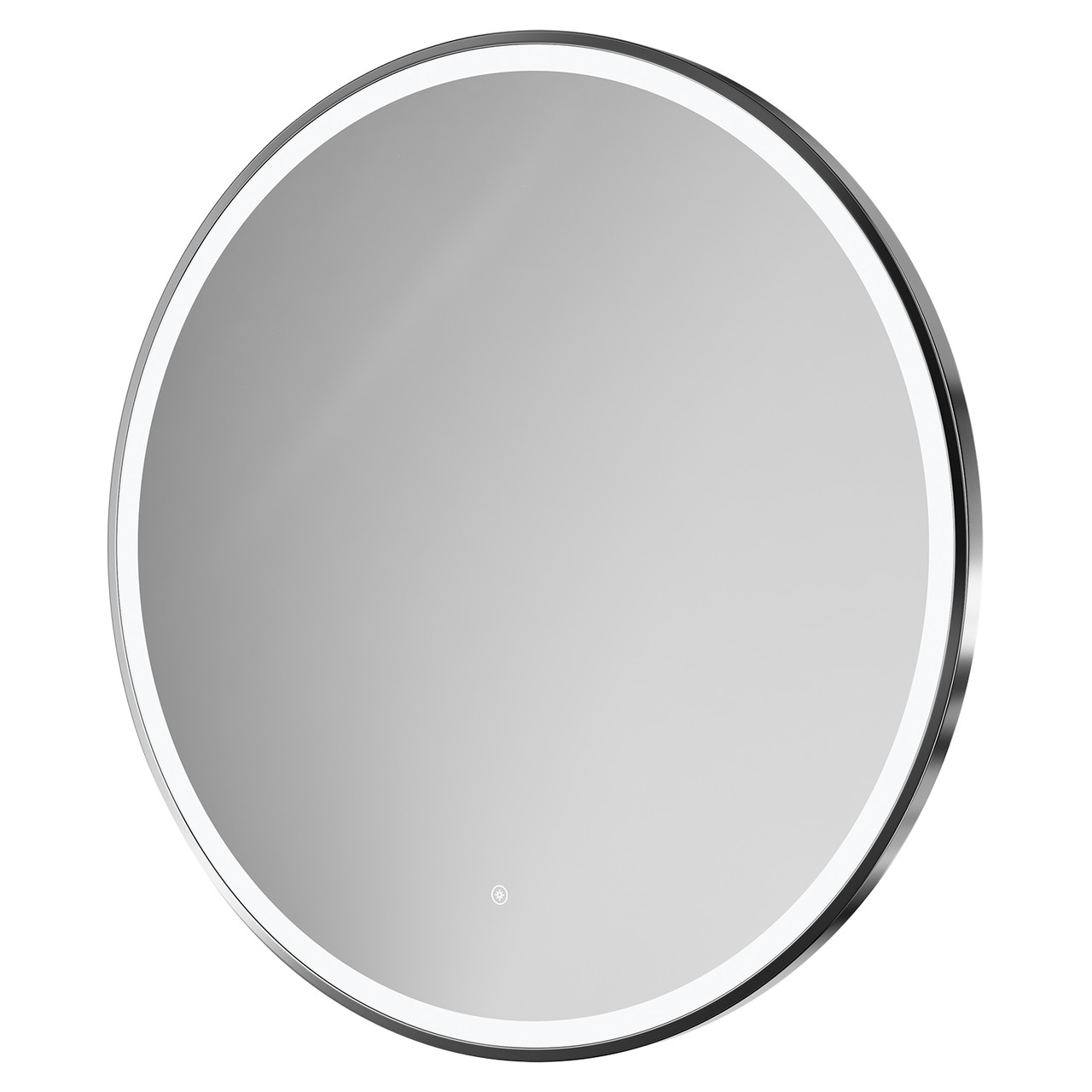 Ozark Round Illuminated Dimmable LED Mirror with Demister and Touch Sensor