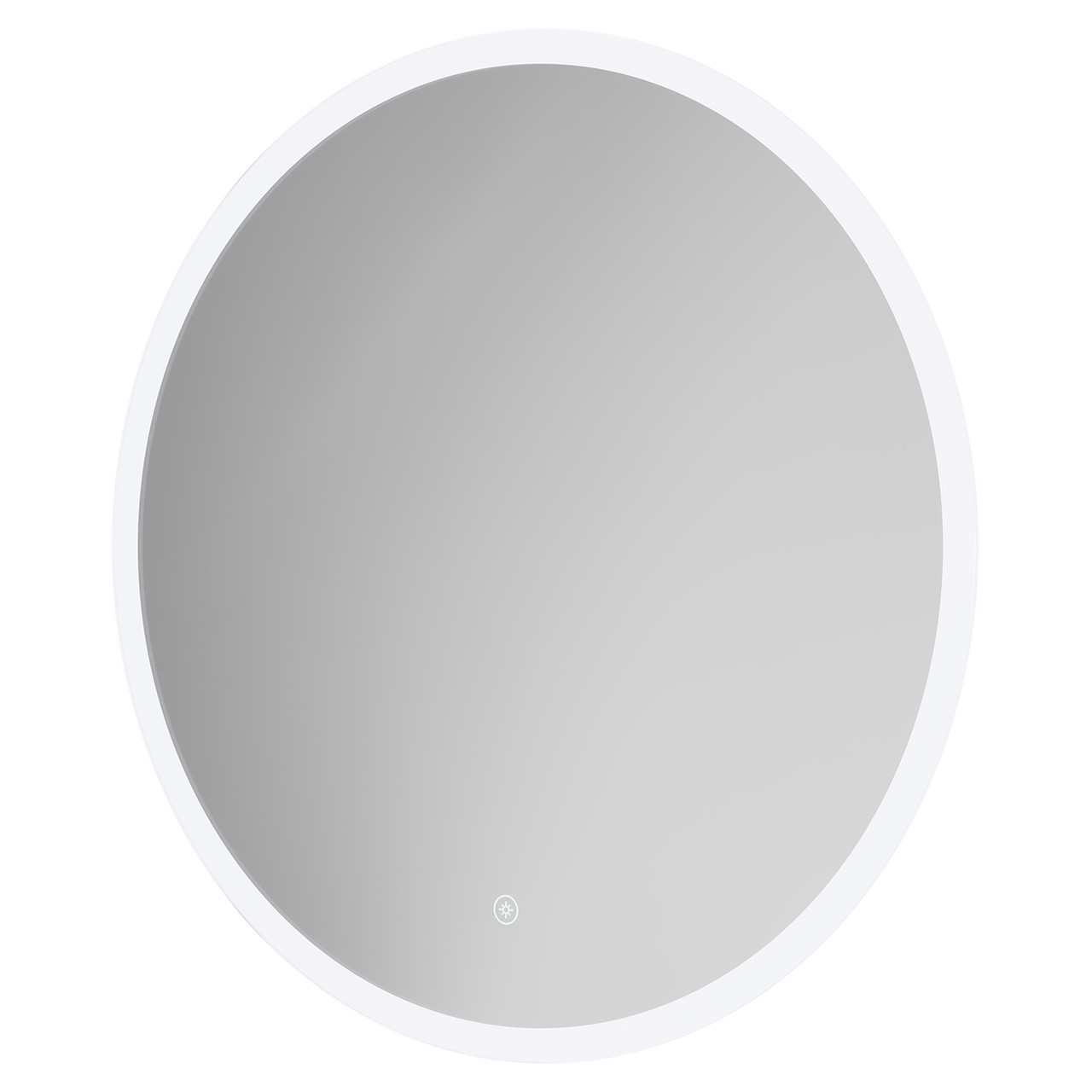 Camargo Round Illuminated Dimmable LED Mirror with Demister and Touch Sensor