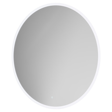 Wholesale Domestic Camargo Round Illuminated Dimmable Led Mirror With Demister And Touch Sensor | Glass/Aluminium | 1000Mm