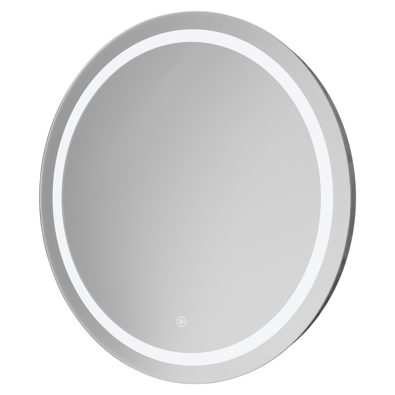 Dallas Round Bluetooth Illuminated Dimmable LED Mirror with Demister and Touch Sensor