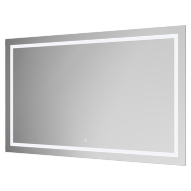 Wholesale Domestic Atlanta Bluetooth Illuminated Dimmable Led Mirror With Demister And Touch Sensor | Glass/Aluminium | 1200Mm X 700Mm