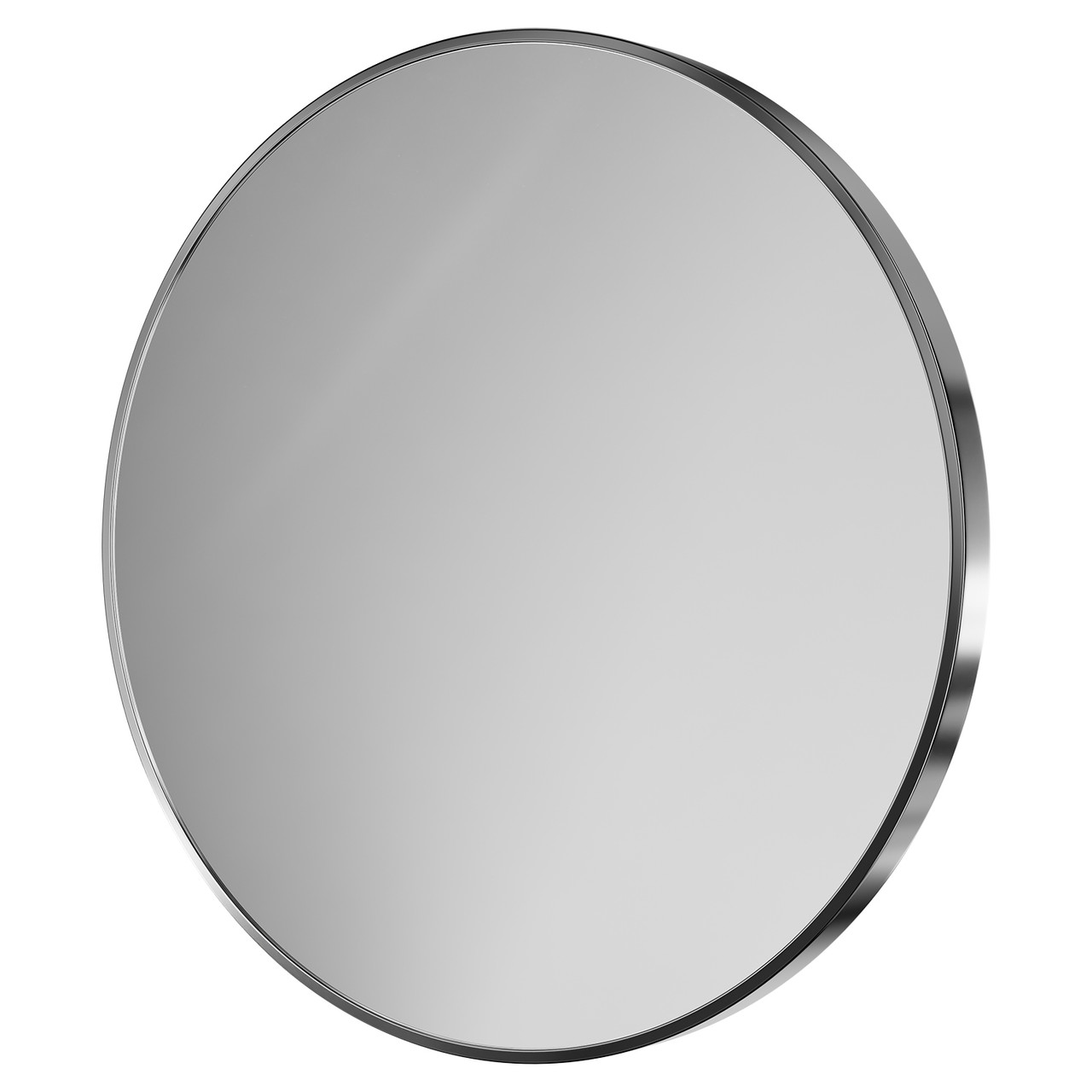 Laurel Aluminium Framed Round Mirror