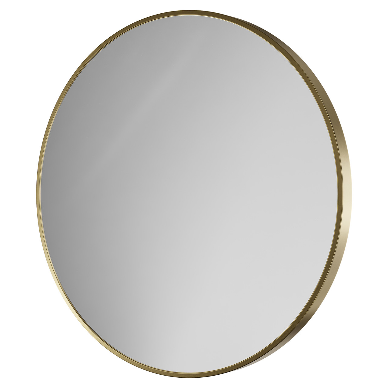 Colore Laurel Aluminium Framed Round Mirror