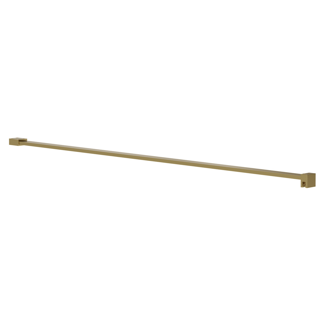 Colore Brushed Brass Flat Support Bar | | Aluminium | 8Mm/10Mm