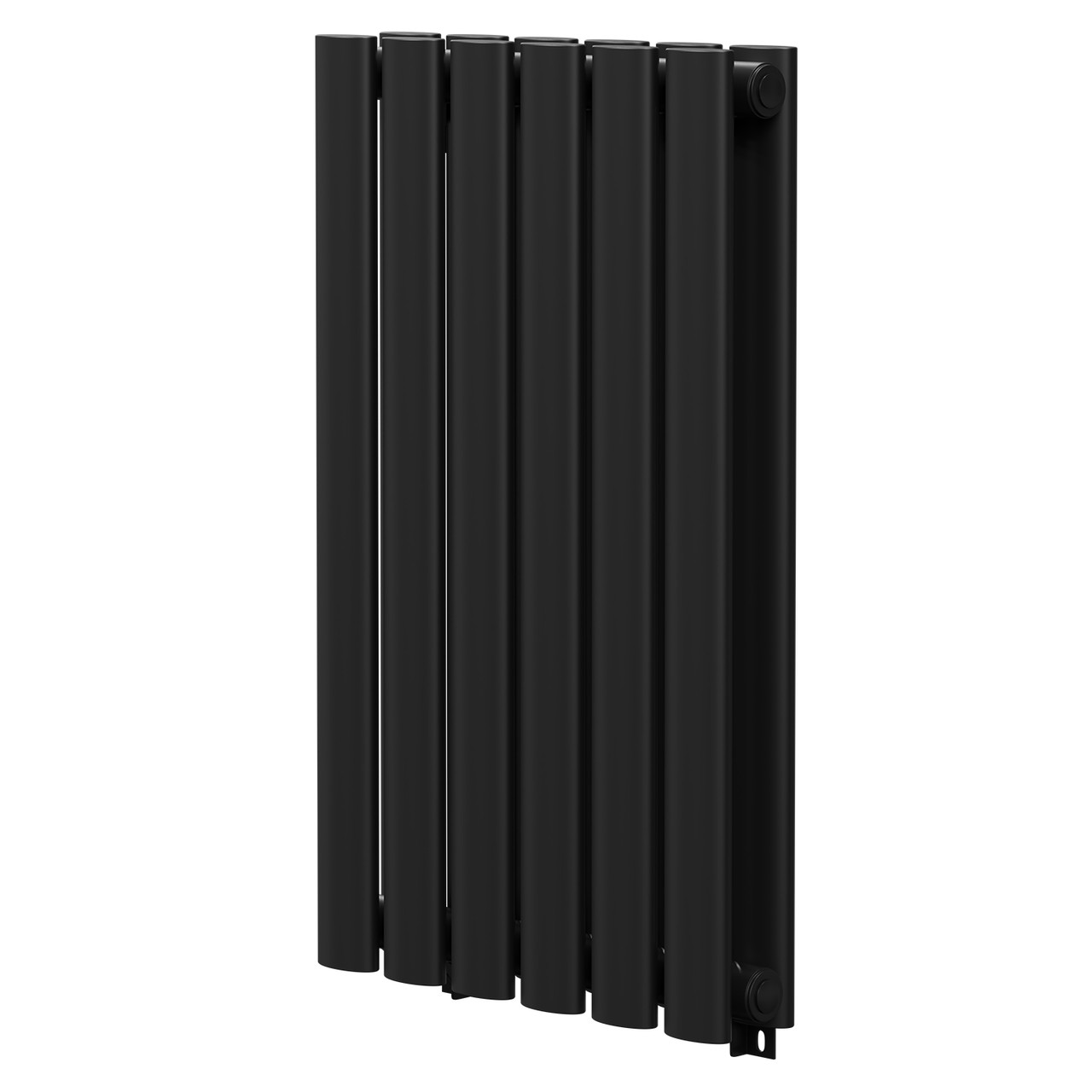 Colore Matt Black Boone Horizontal Double Panel Radiator | | Mild Steel | 600Mm X 360Mm