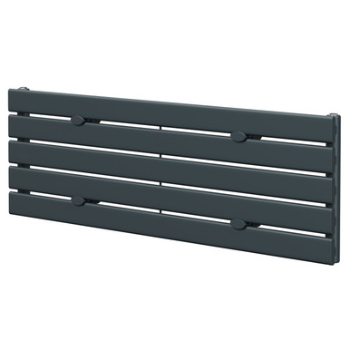 Hudson Heating Anthracite Hudson Horizontal Single Panel Radiator | | Mild Steel | 376Mm X 1200Mm