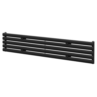 Boone Matt Black Colore Horizontal Single Panel Radiator | | Mild Steel | 300Mm X 1800Mm