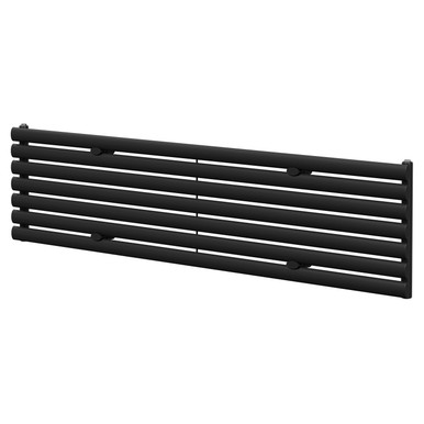 Boone Matt Black Colore Horizontal Single Panel Radiator | | Mild Steel | 420Mm X 1800Mm