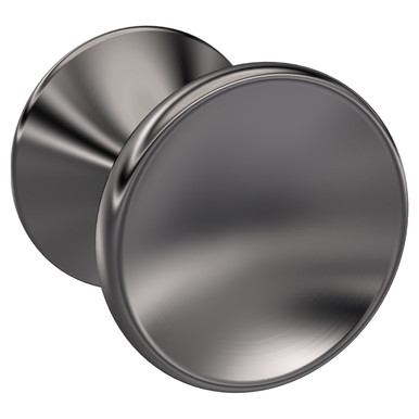 Hudson Reed Brushed Pewter Indented Round Knob Furniture Handle | | Aluminium | 32Mm