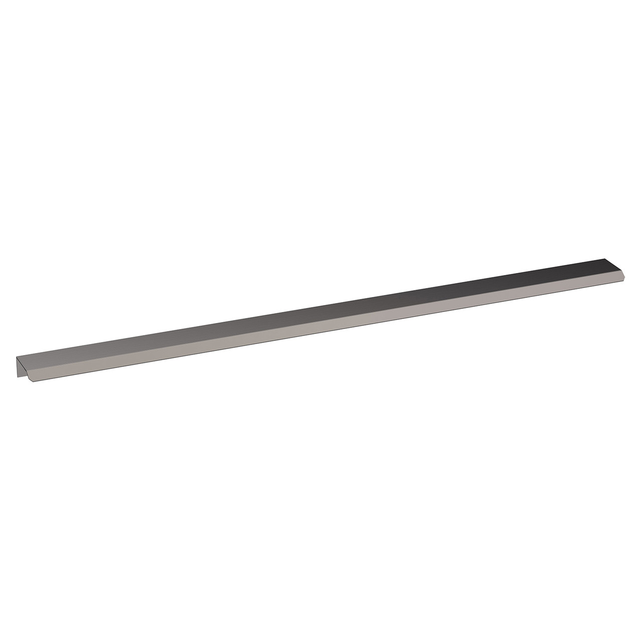 Nuie Brushed Pewter Finger Pull Furniture Handle | | Aluminium | 500Mm