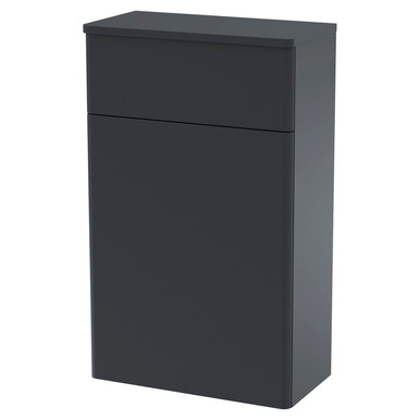 Nuie Satin Soft Black Classique Toilet Unit | | Mdf | 500Mm