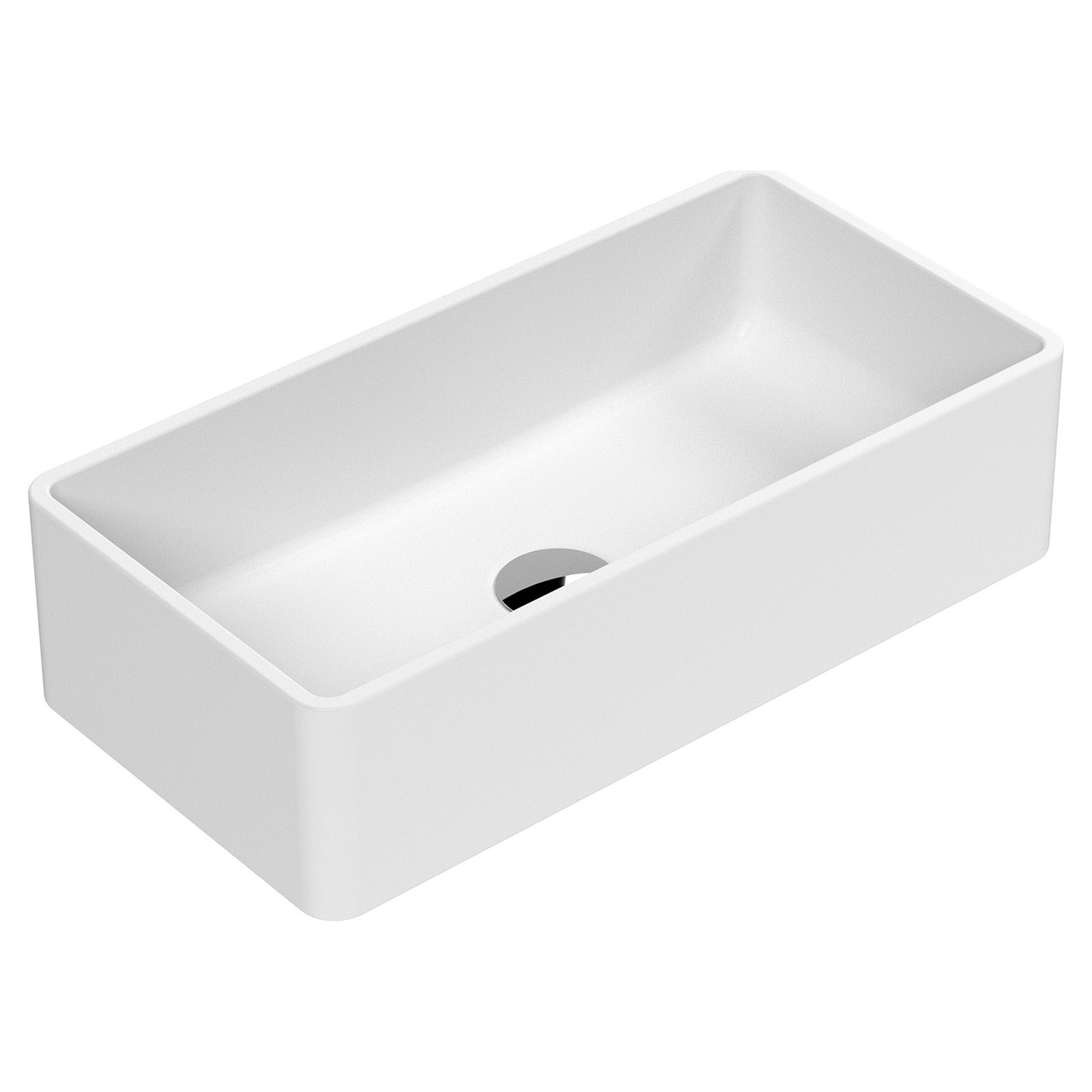 Nuie Luxe Rectangular Countertop Basin