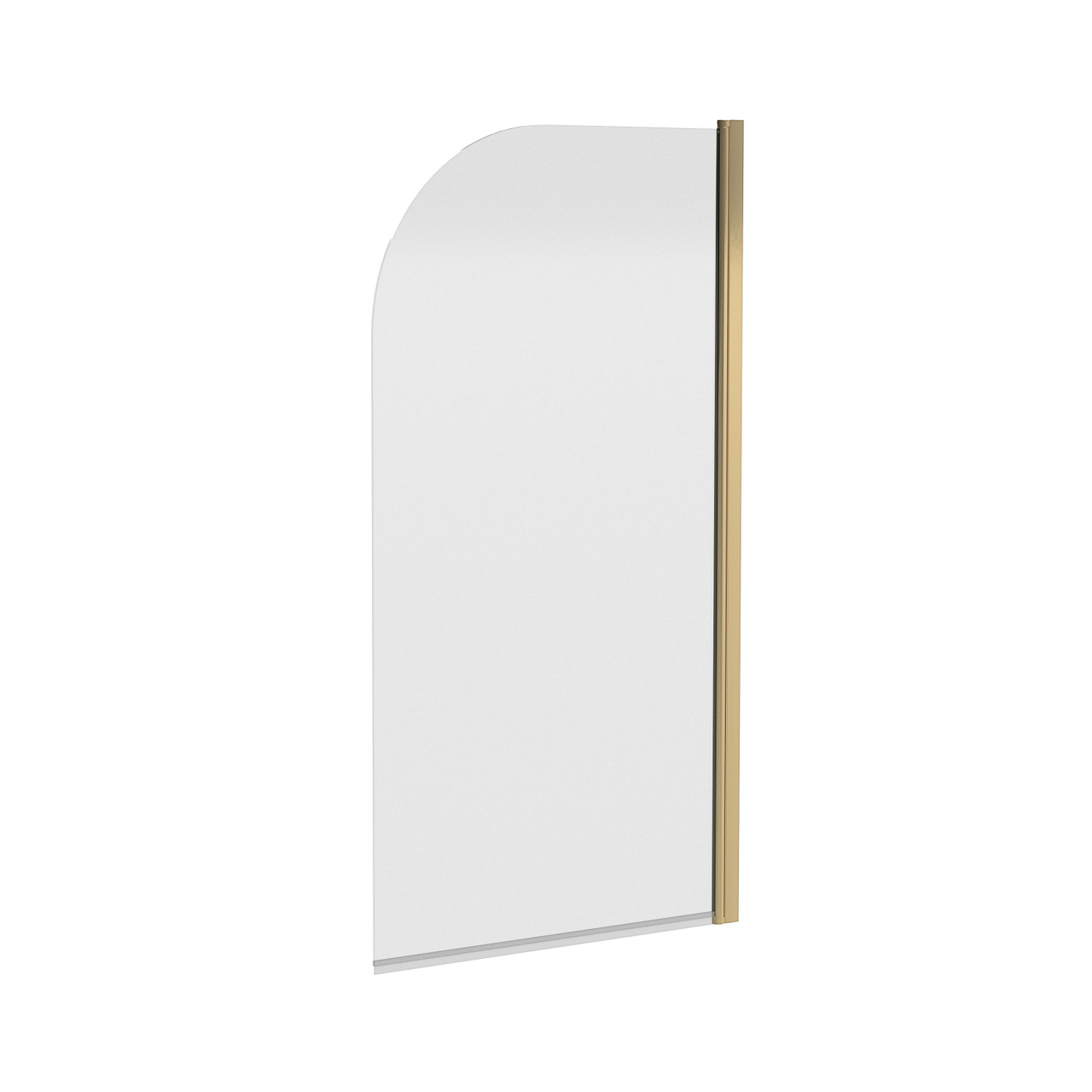 Nuie Pacific Hinged Round Straight Bath Screen