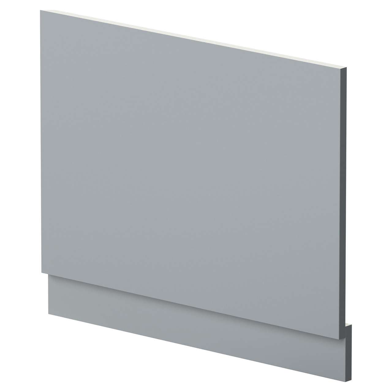 Nuie Satin Grey Bath End Panel With Plinth | | Mfc | 700Mm