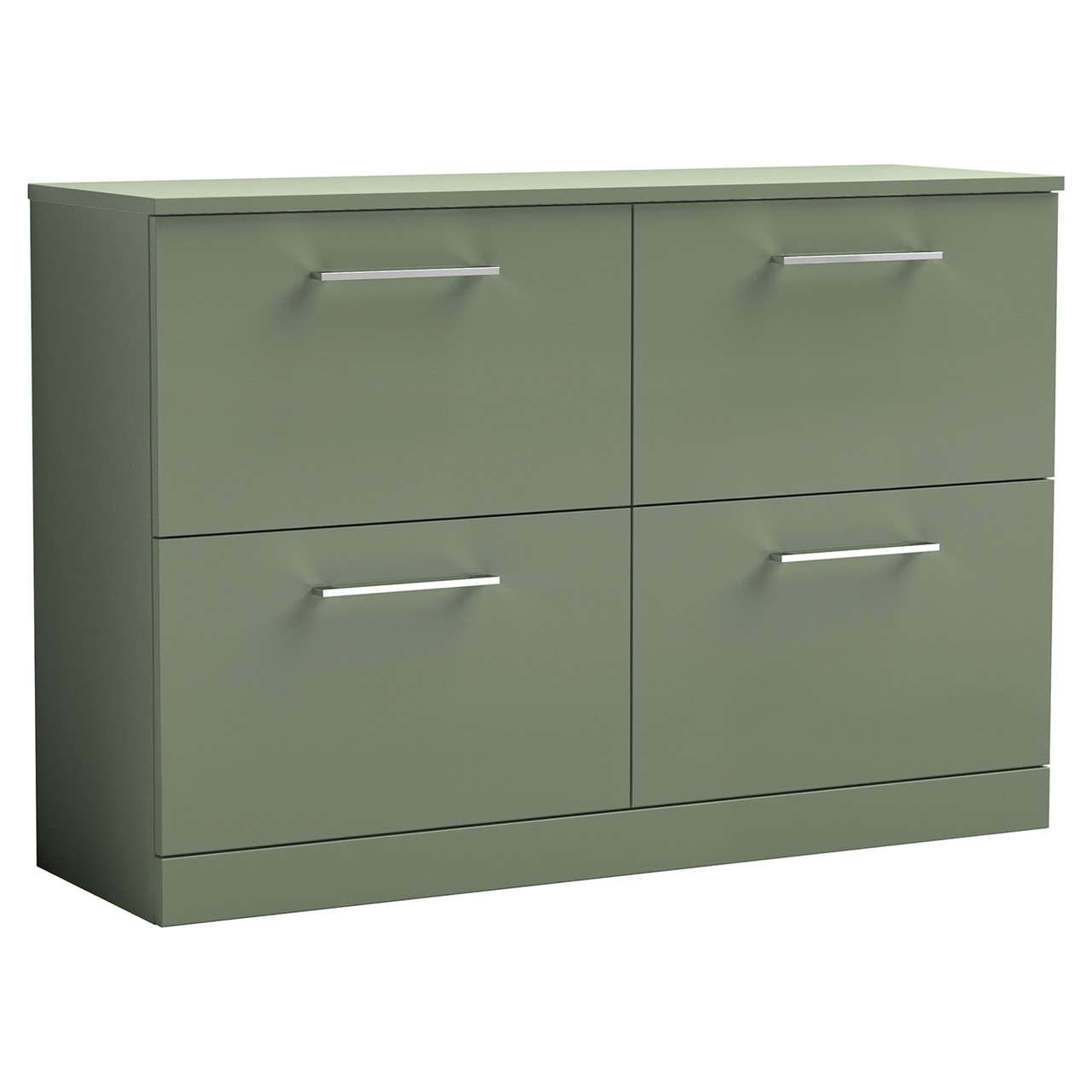 Nuie Arno 4 Drawer Vanity Unit with Worktop
