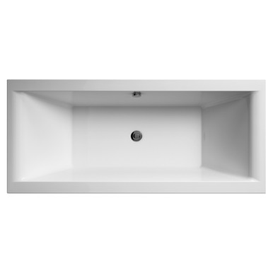 Nuie White Asselby Eternalite Square Double Ended Bath | | 1700Mm X 700Mm Size 30