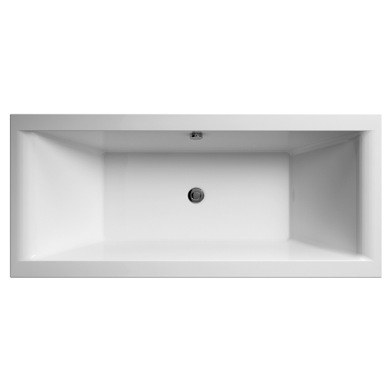 Nuie Asselby Eternalite Square Double Ended Bath