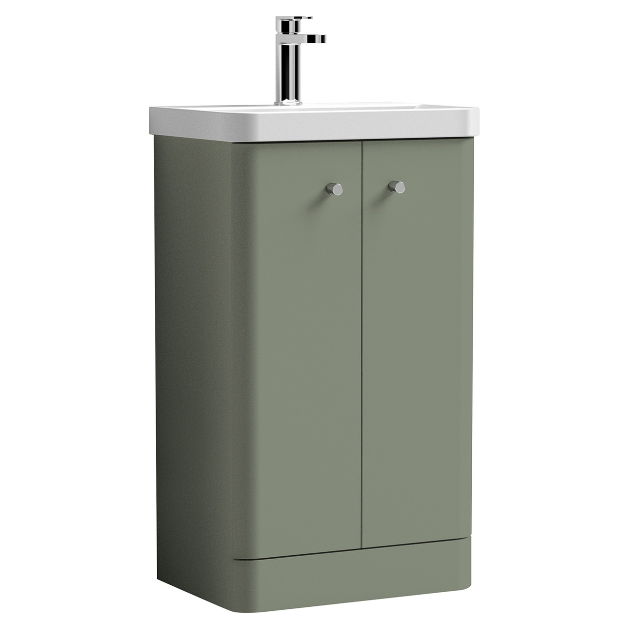 Nuie Core 2 Door Vanity Unit and Thin Edge Basin