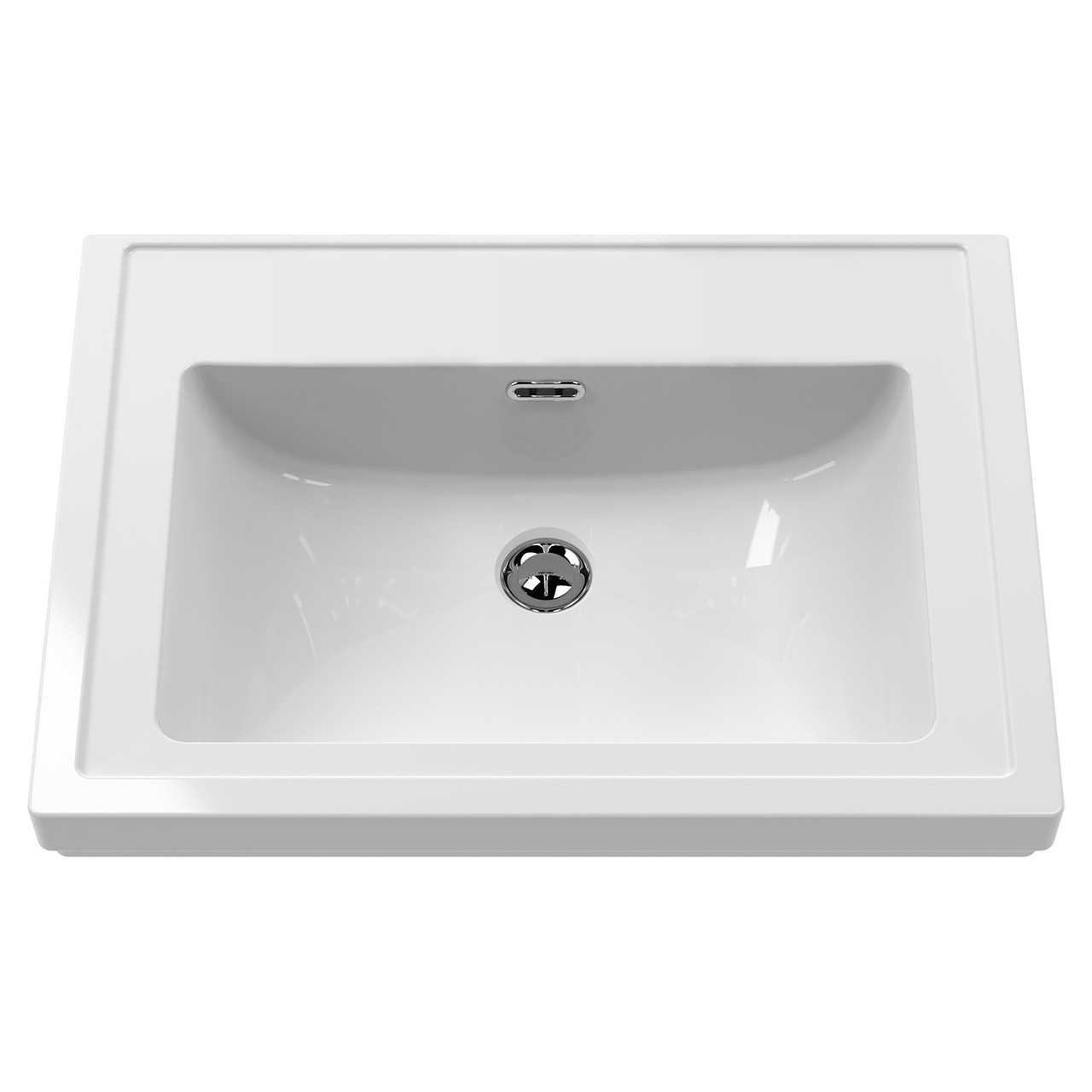 Nuie Classique Furniture Basin without Tap Holes