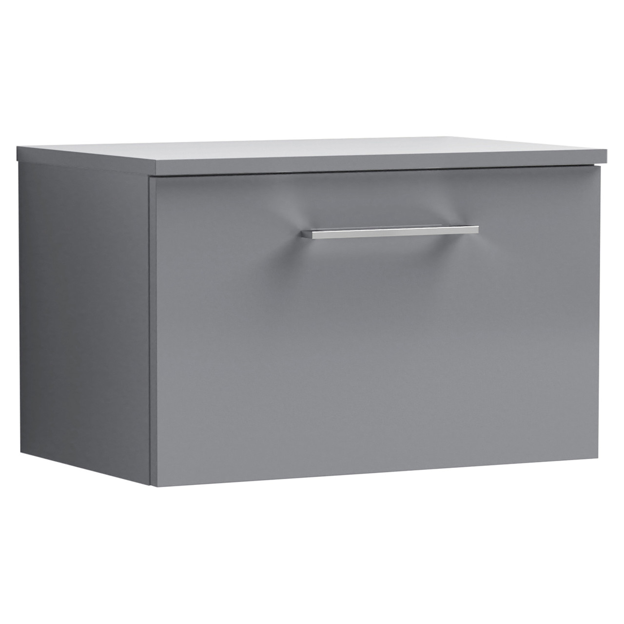 Nuie Arno Wall Hung Single Drawer Vanity Unit with Worktop