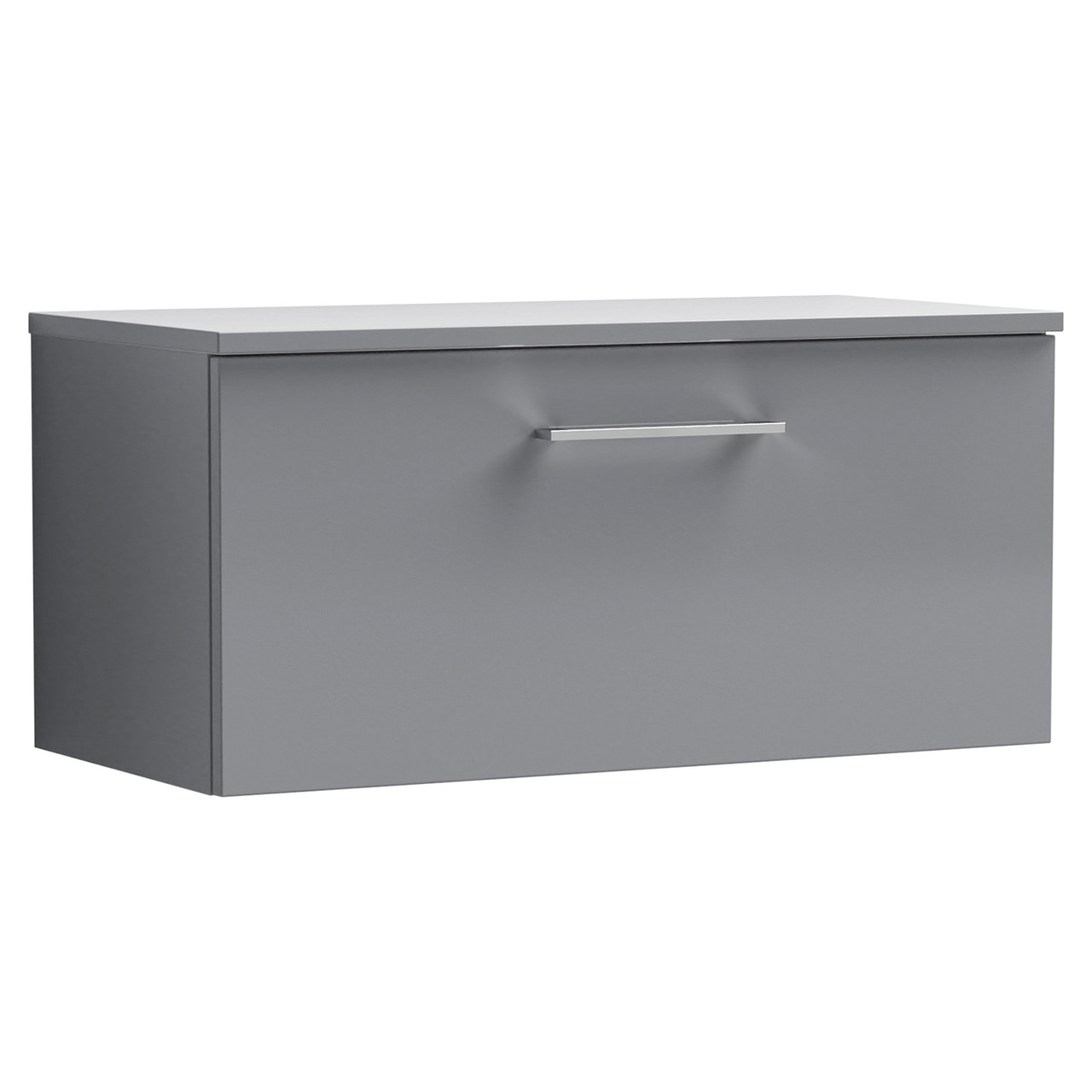 Nuie Arno Wall Hung Single Drawer Vanity Unit with Worktop
