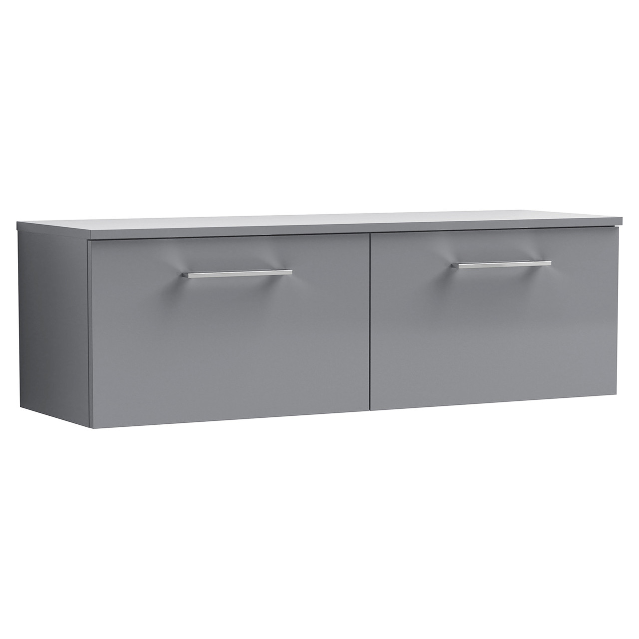 Nuie Arno Wall Hung 2 Drawer Vanity Unit with Worktop