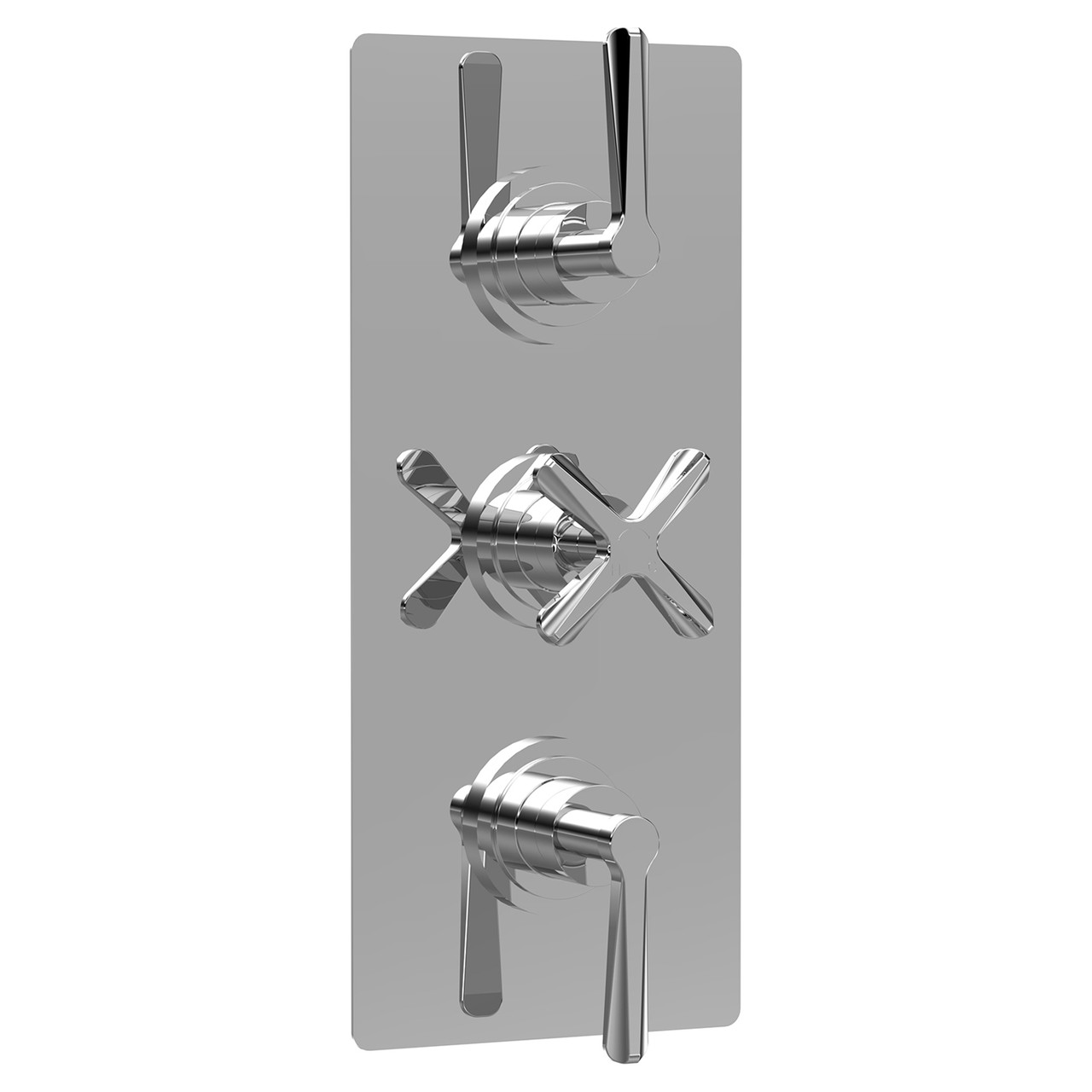 Nuie Aztec Triple Concealed Thermostatic Shower Valve with Diverter