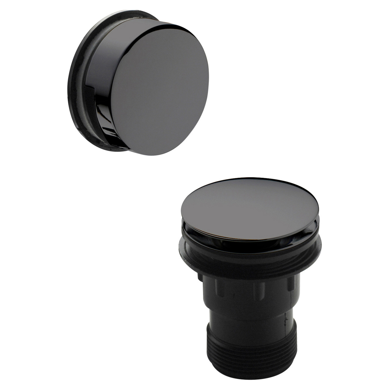 Nuie Easyclean Push Button Bath Waste with Minamilist Overflow