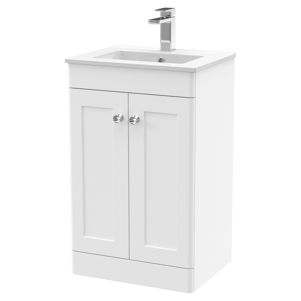 Nuie Classique 2 Door Vanity Unit and 18mm Profile Basin