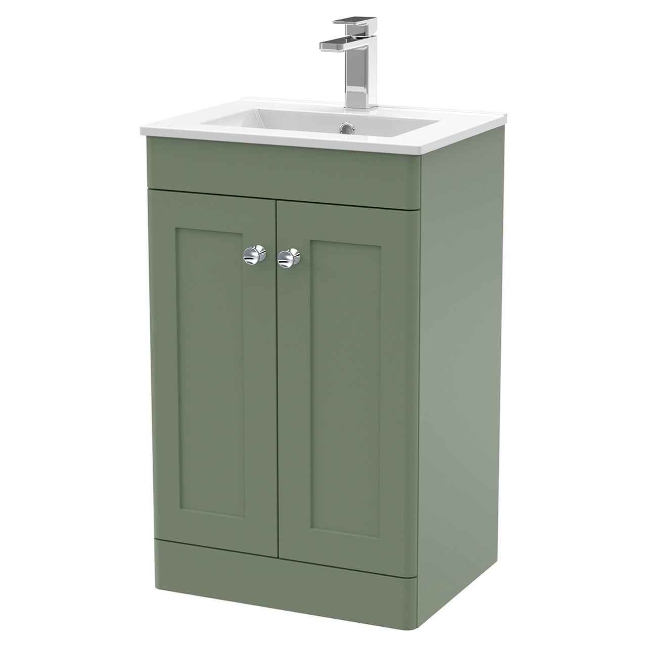 Nuie Classique 2 Door Vanity Unit and 18mm Profile Basin