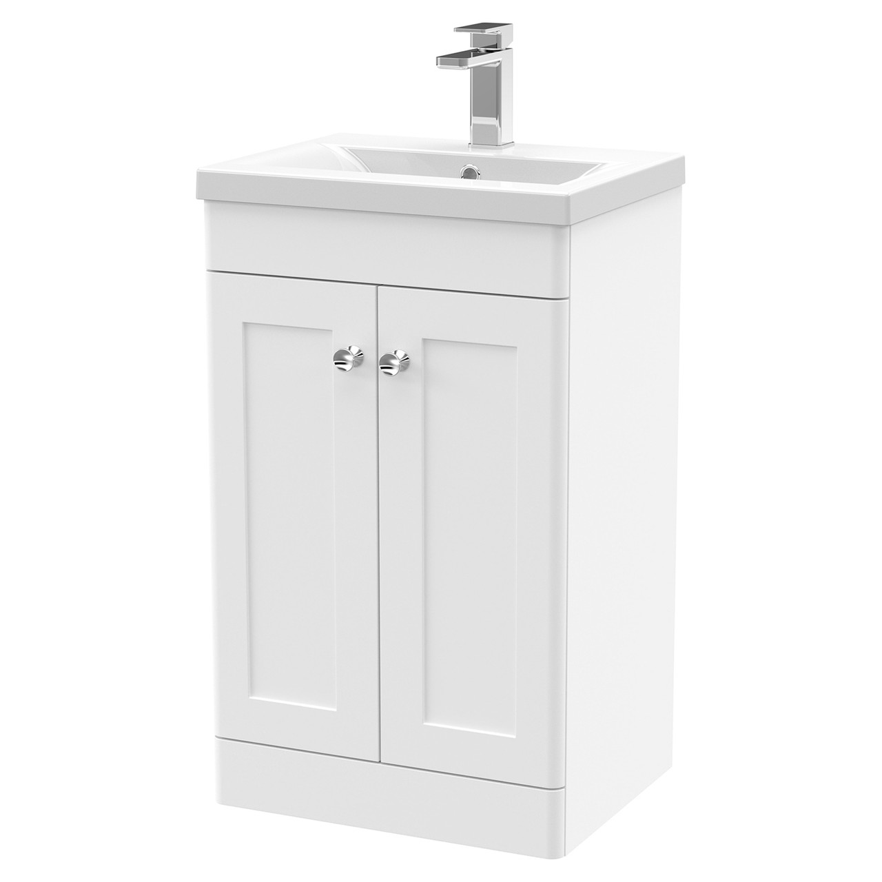 Nuie Classique 2 Door Vanity Unit and 40mm Profile Basin