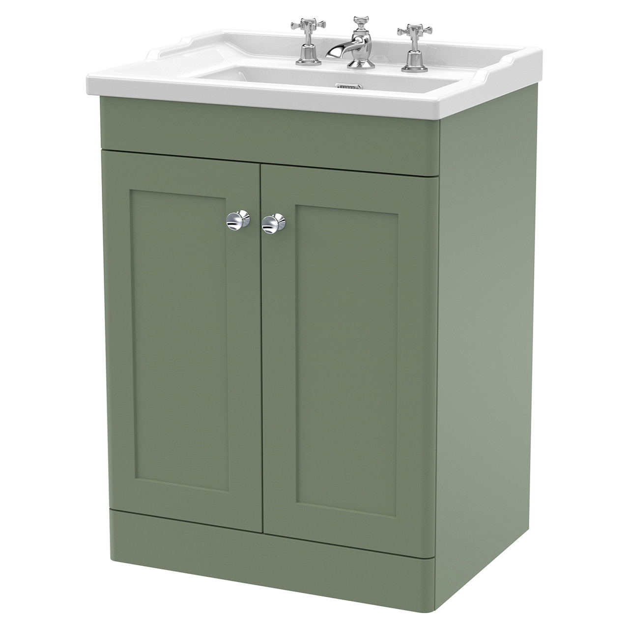 Nuie Classique 2 Door Vanity Unit and 35mm Profile Basin