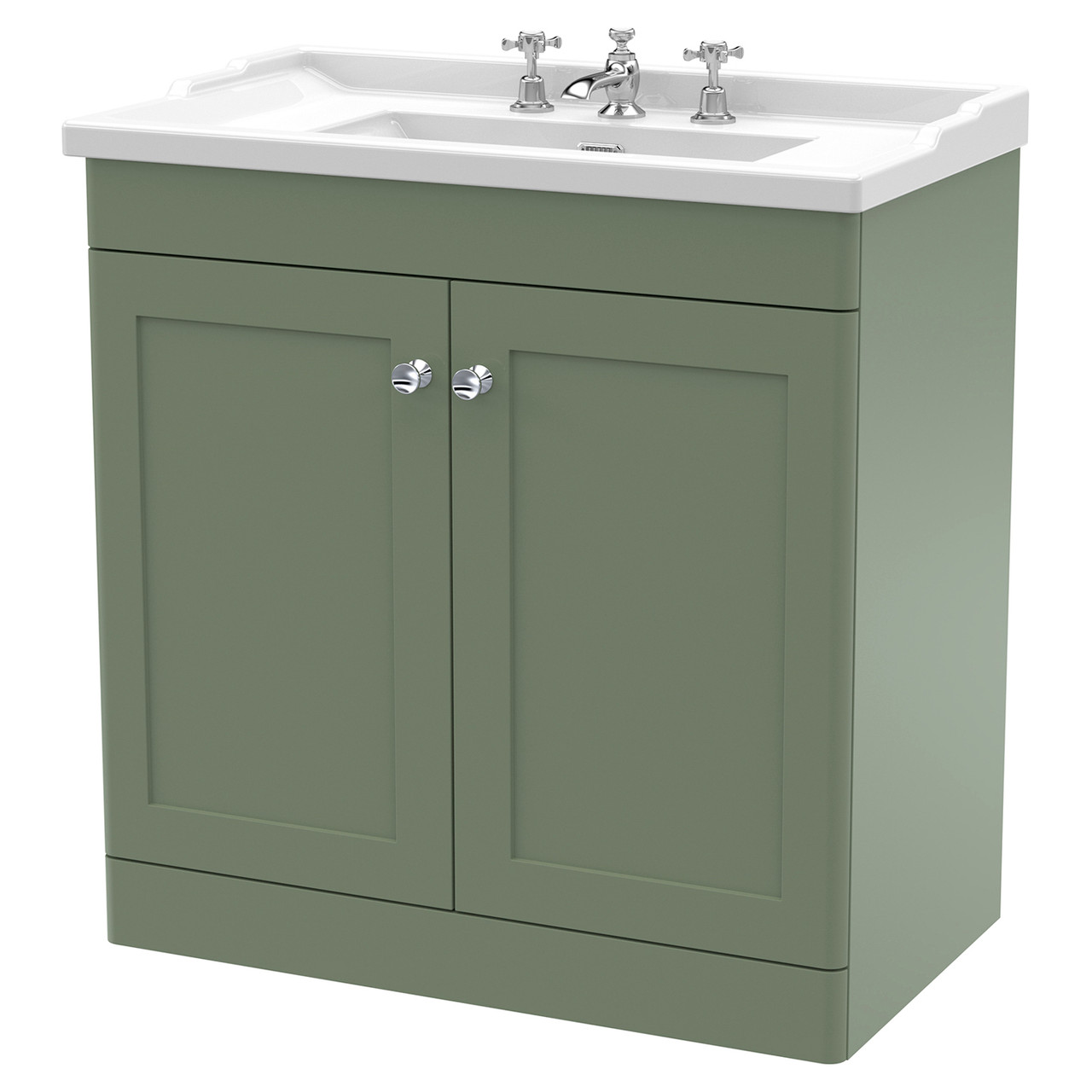 Nuie Classique 2 Door Vanity Unit and 35mm Profile Basin