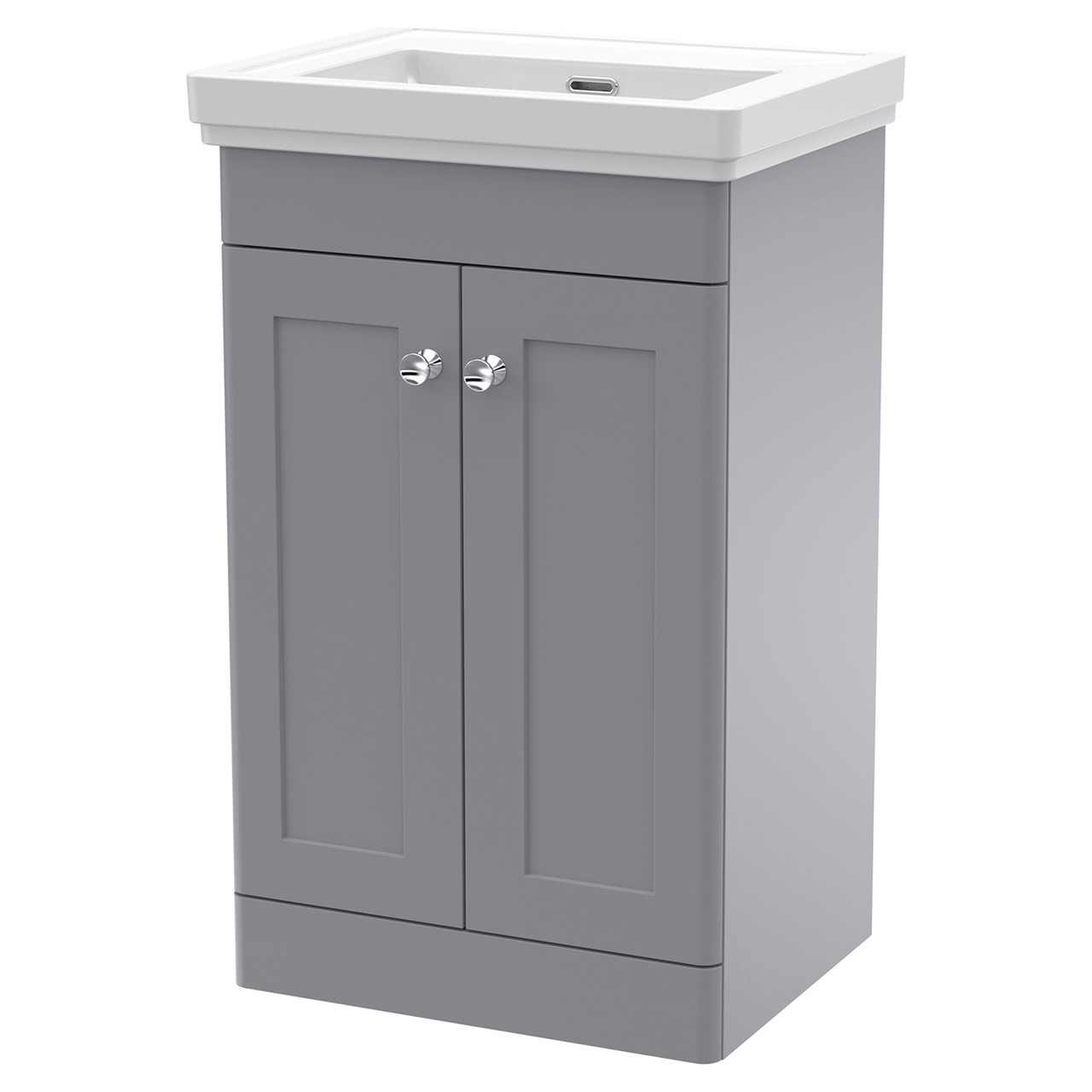 Nuie Classique 2 Door Vanity Unit and 66mm Profile Basin