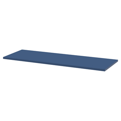 Nuie Satin Blue Laminate Worktop | | Mfc | 1200Mm X 390Mm