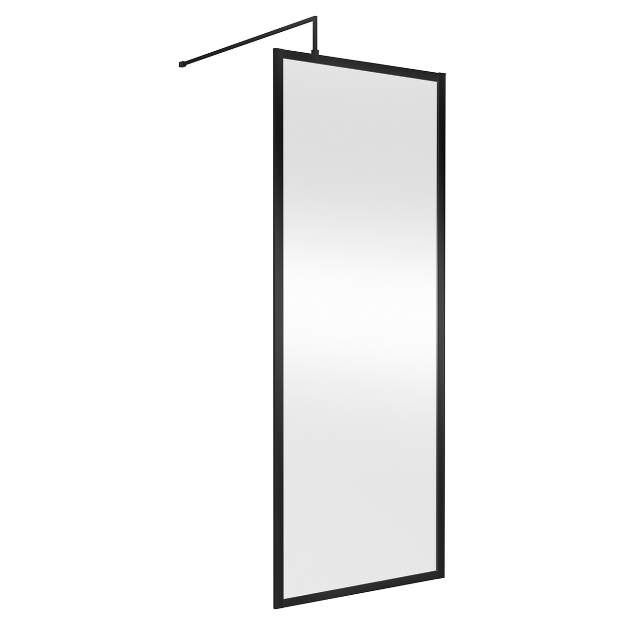 Hudson Reed Full Outer Frame Wetroom Screen With Support Bar