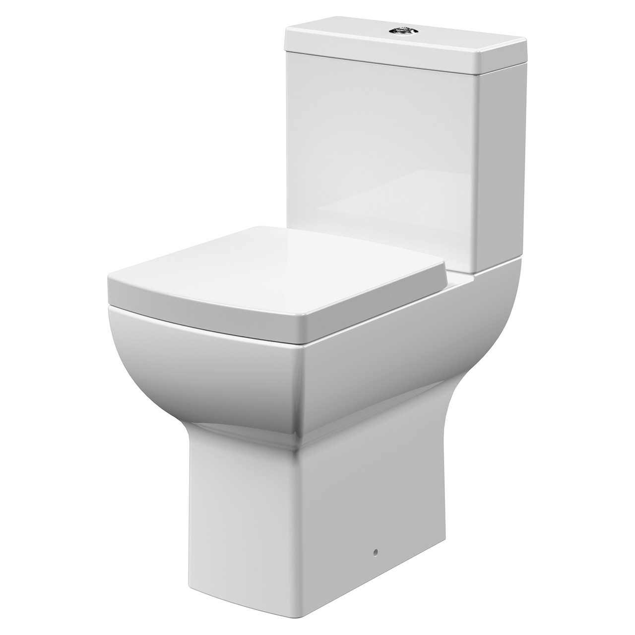 Nuie Ava Comfort Height Close Coupled Toilet with Soft Close Toilet Seat