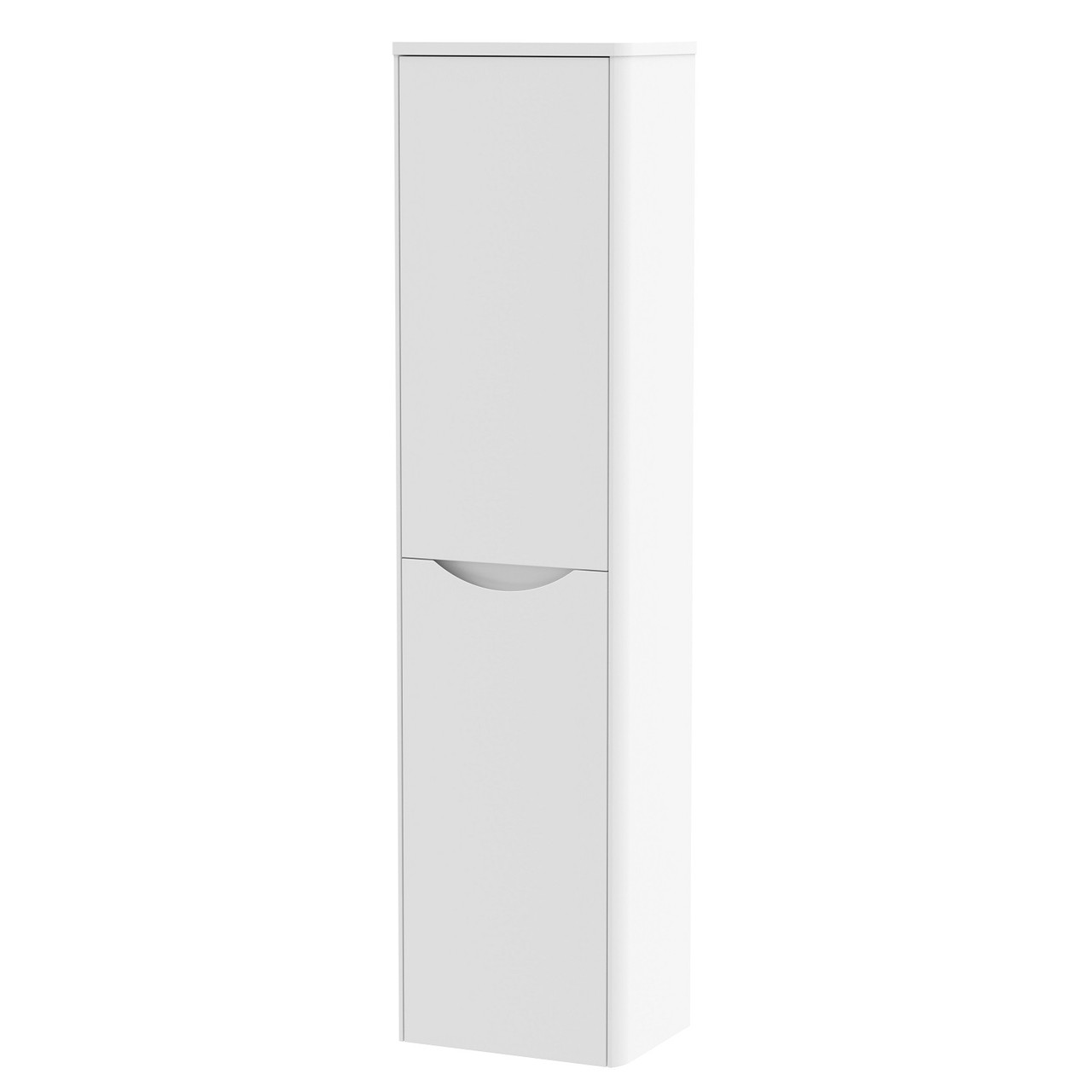 Nuie Lunar Single Door Tall Wall Hung Storage Unit