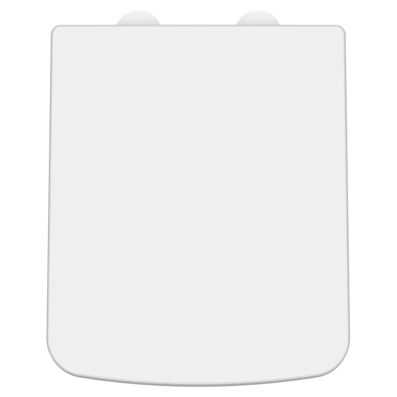 Nuie Square Quick Release Soft Close Toilet Seat with Matt Hinge Caps