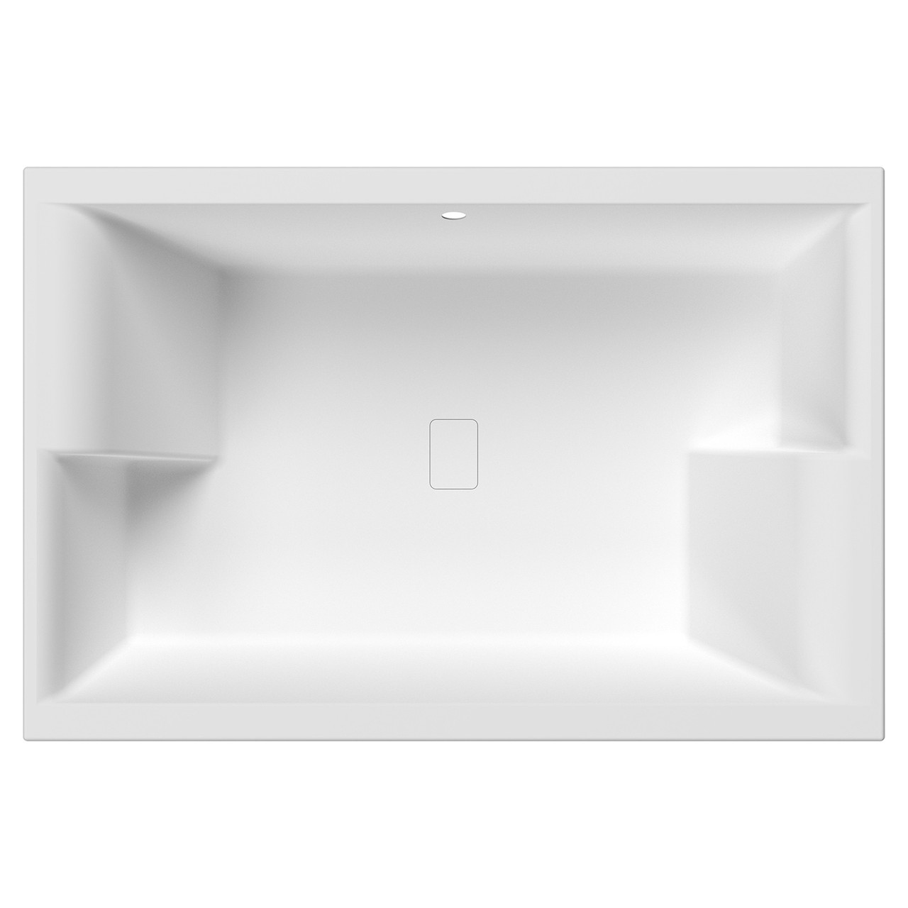 Nuie Double Ended Inset Spa Bath with Legs