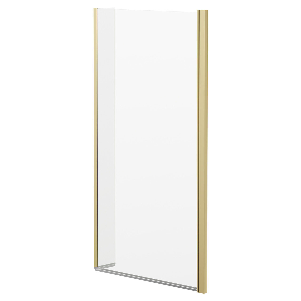 Loire Colore Hinged L Shaped Bath Shower Screen