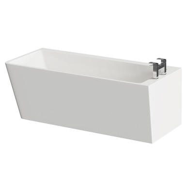 Wholesale Domestic White Ivy Right Hand Square Single Ended Freestanding Corner Fit Bath | | Acrylic | 1600Mm X 740Mm