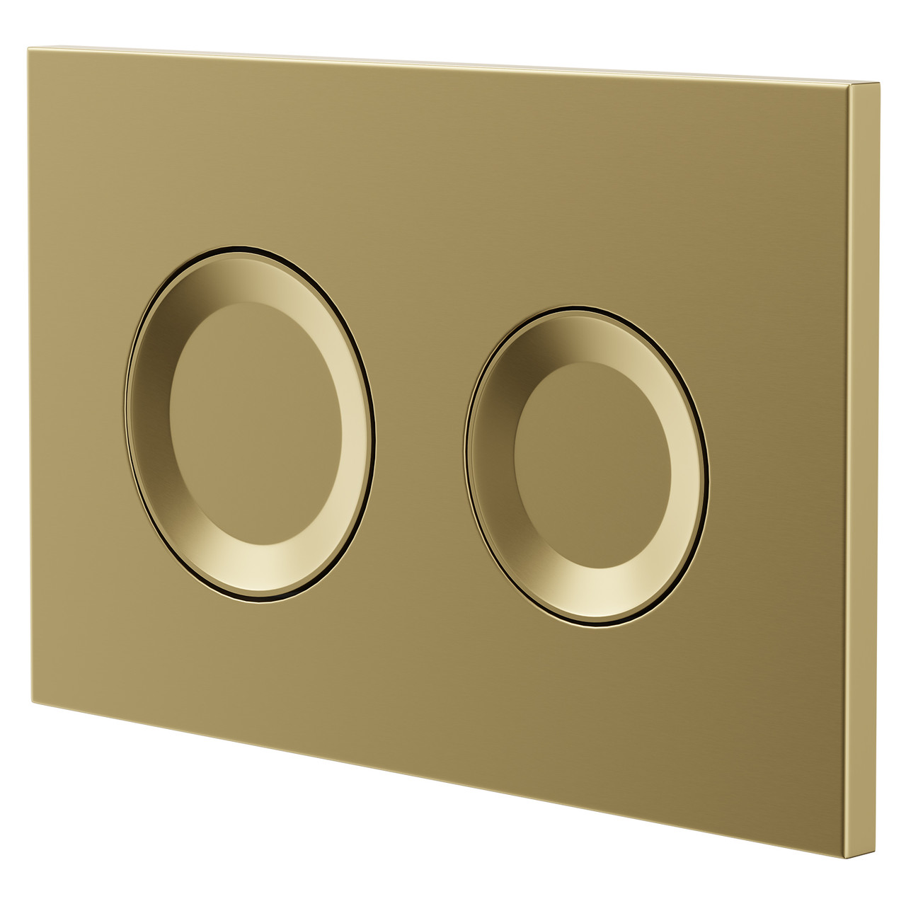 Pavia Colore Mechanical Dual Flush Plate with Round Buttons for Jesi Cistern