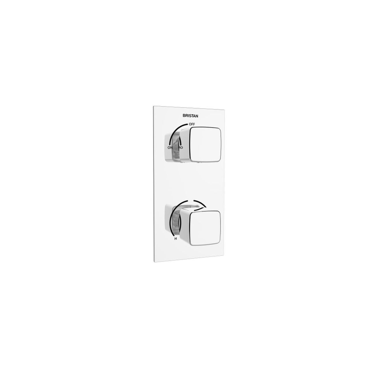 Bristan Cobalt Recessed Thermostatic Dual Control Shower Valve