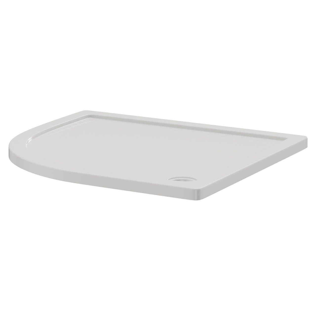 Nuie Pearlstone Left Hand Offset Quadrant Shower Tray
