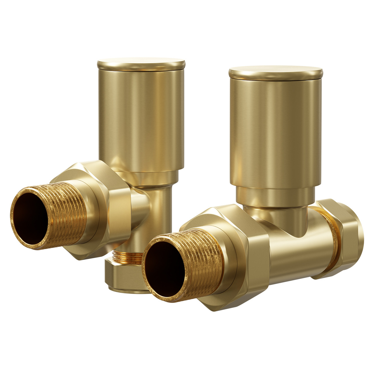 Dias Colore Round Dual Fuel Radiator Valves