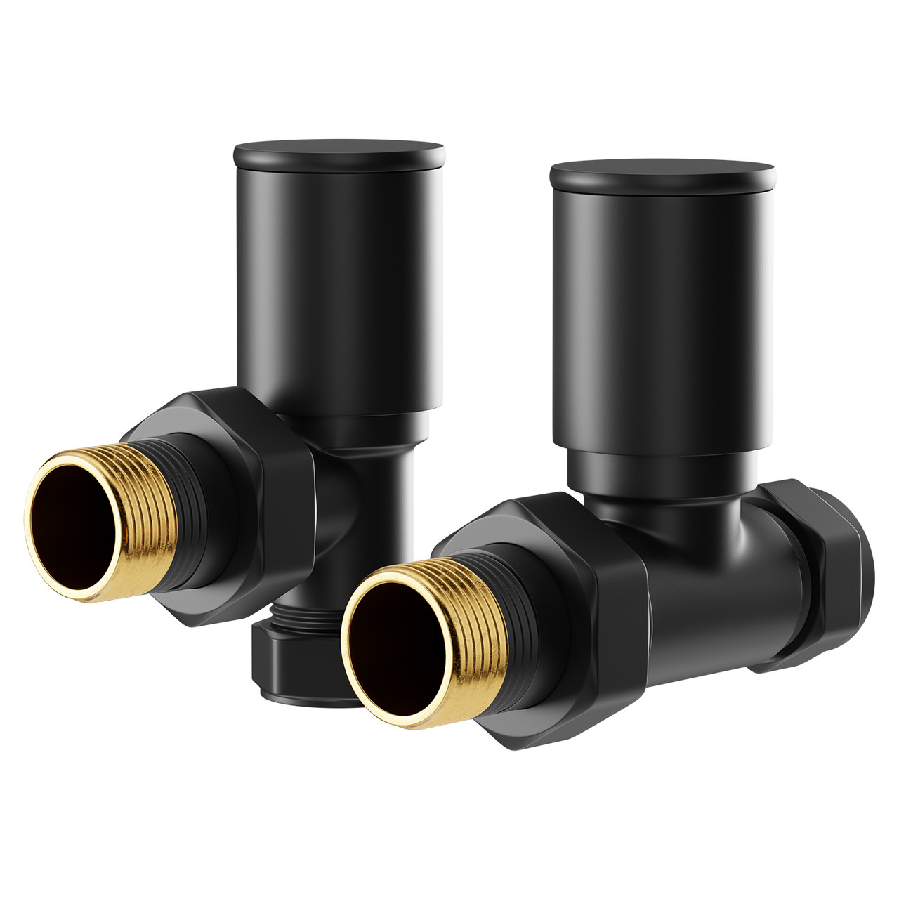 Dias Colore Round Dual Fuel Radiator Valves