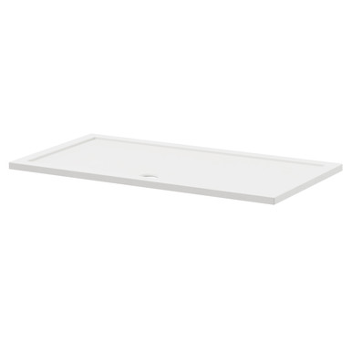 Wholesale Domestic White Pearlstone Slip Resistant Rectangular Shower Tray | | Acrylic/Stone Resin | 1700Mm X 900Mm X 40Mm