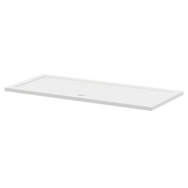 Wholesale Domestic White Pearlstone Slip Resistant Rectangular Shower Tray | | Acrylic/Stone Resin | 1800Mm X 800Mm X 40Mm