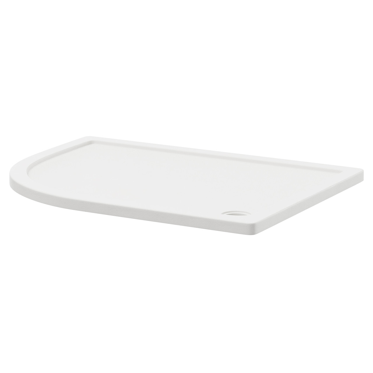 Pearlstone Slip Resistant Left Hand Offset Quadrant Shower Tray